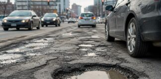 Las 10 ciudades con las peores carreteras de Estados Unidos